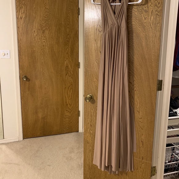 Convertible Champagne Dress - Picture 2 of 6